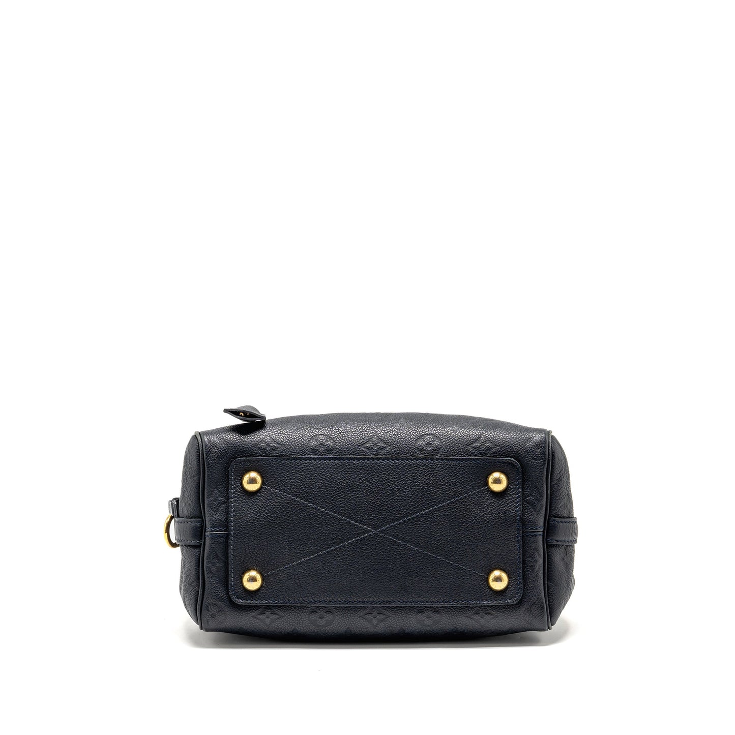 Louis Vuitton Speedy Bandouliere 25 Monogram Empreinte Leather Navy GHW
