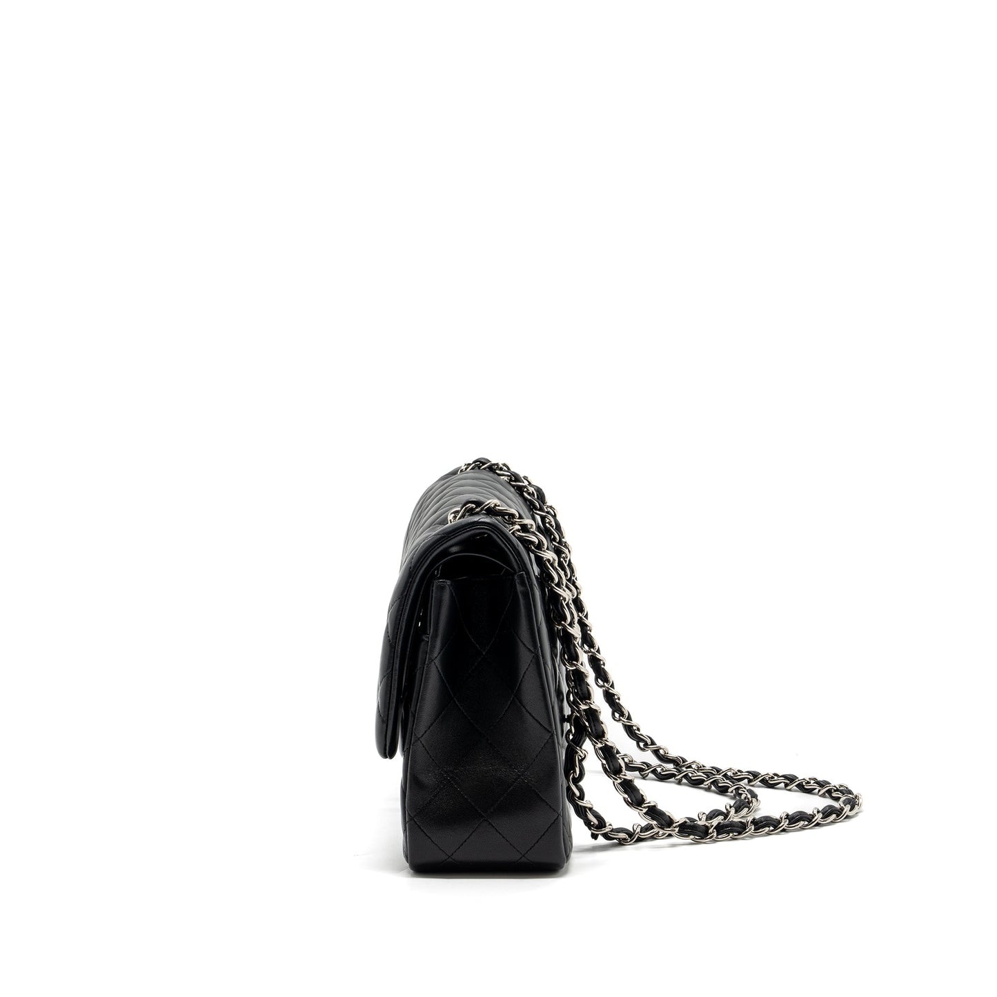 Chanel Jumbo Classic Double Flap Bag Lambskin Black SHW