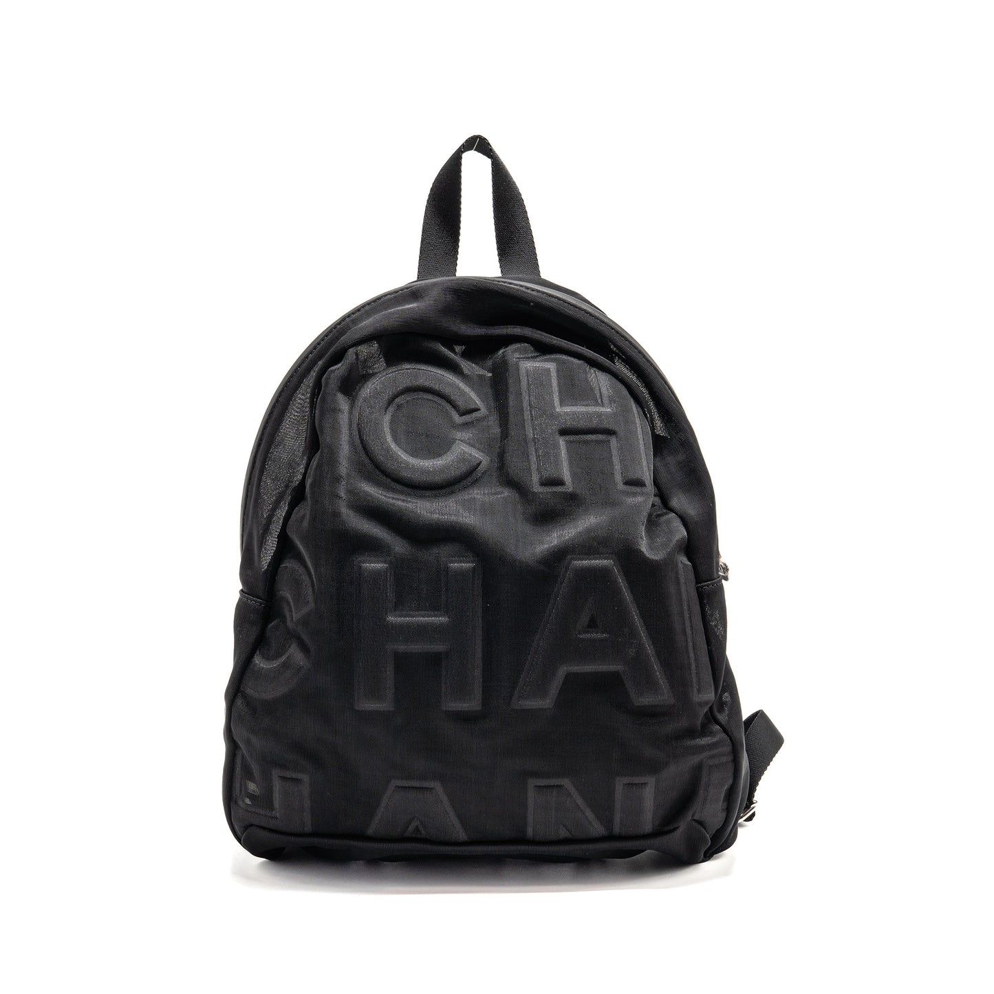 Chanel coco neige Backpack mesh black SHW