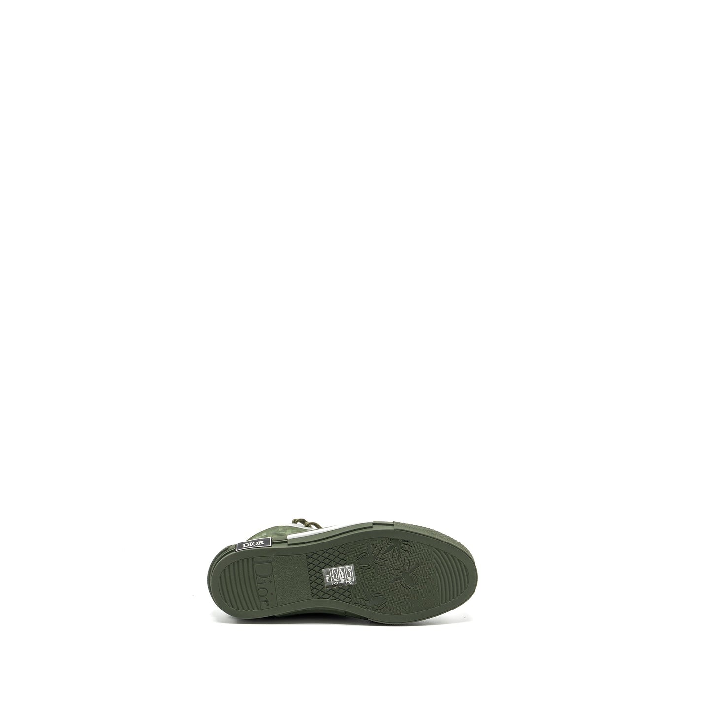 Dior Size 37 B23 Oblique High-Top Sneaker Olive/Oblique