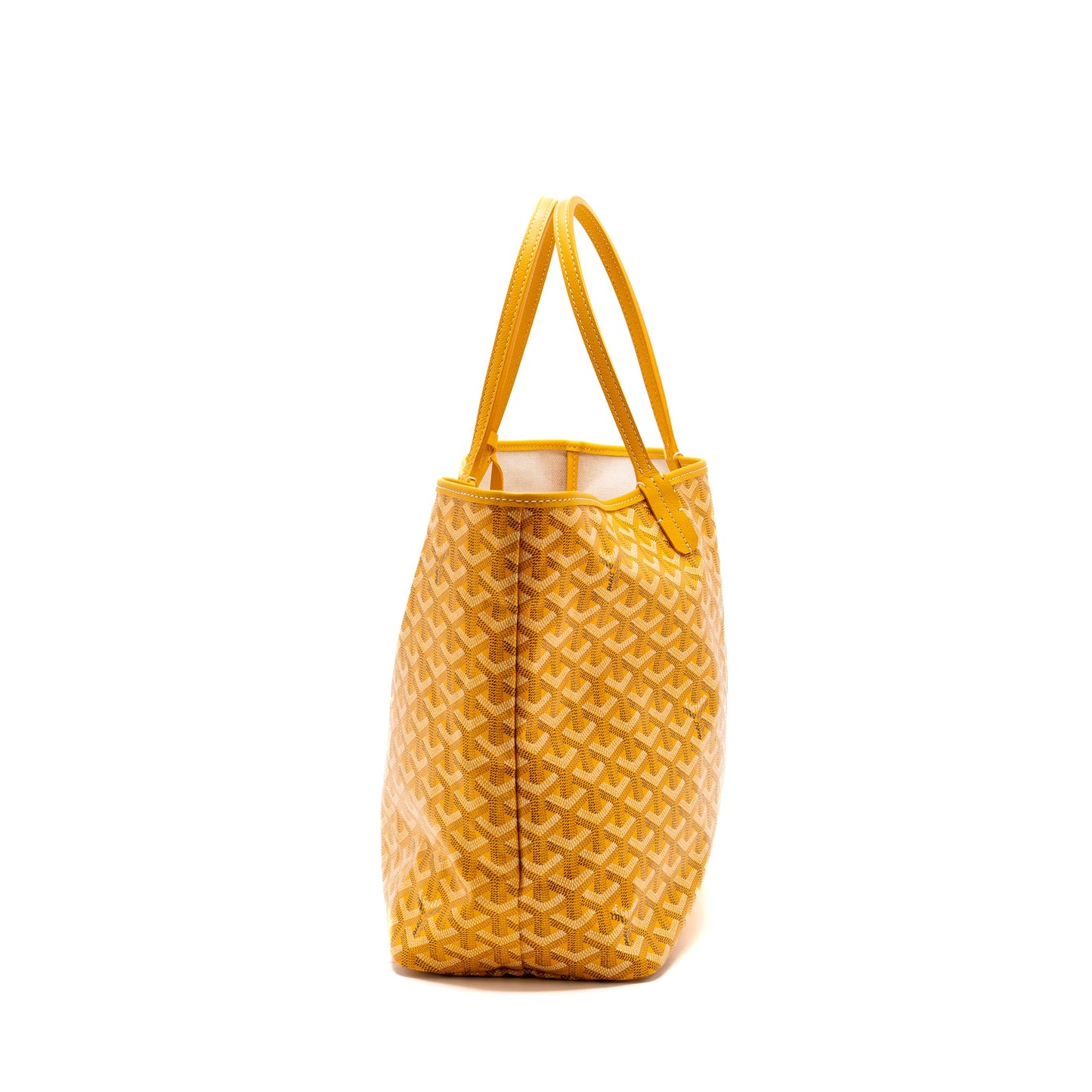GOYARD SAINT LOUIS PM TOTE BAG CANVAS YELLOW SHW