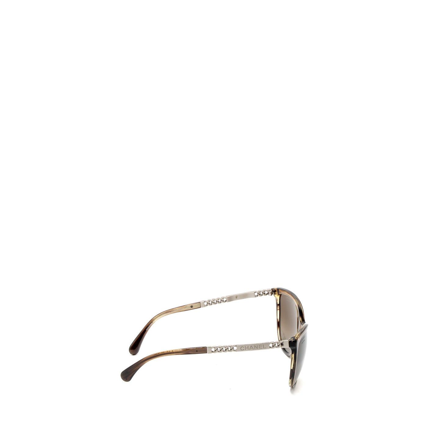 Chanel 5352 Butterfly Sunglasses Light Brown SHW