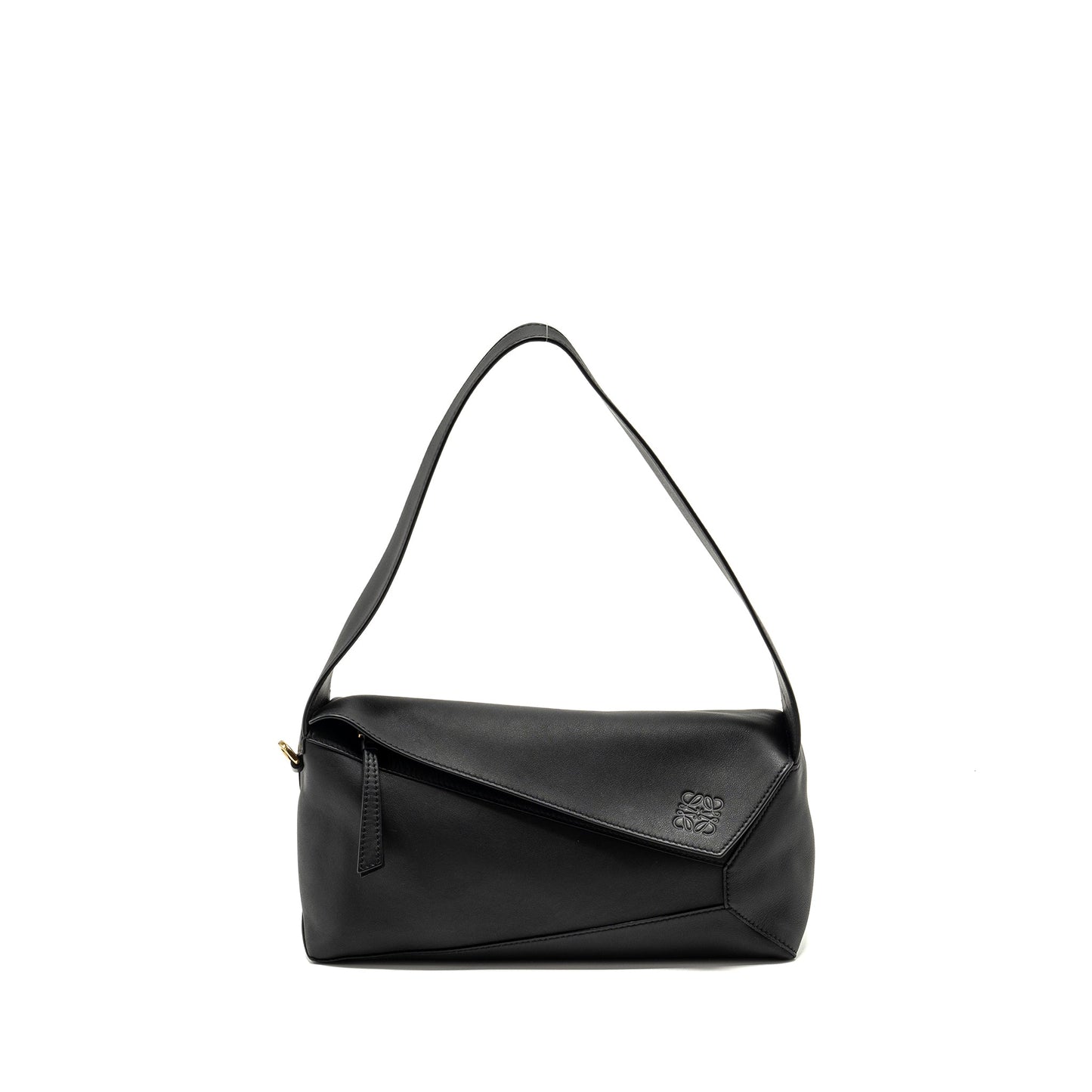 Loewe Puzzle Hobo Bag Calfskin Black GHW