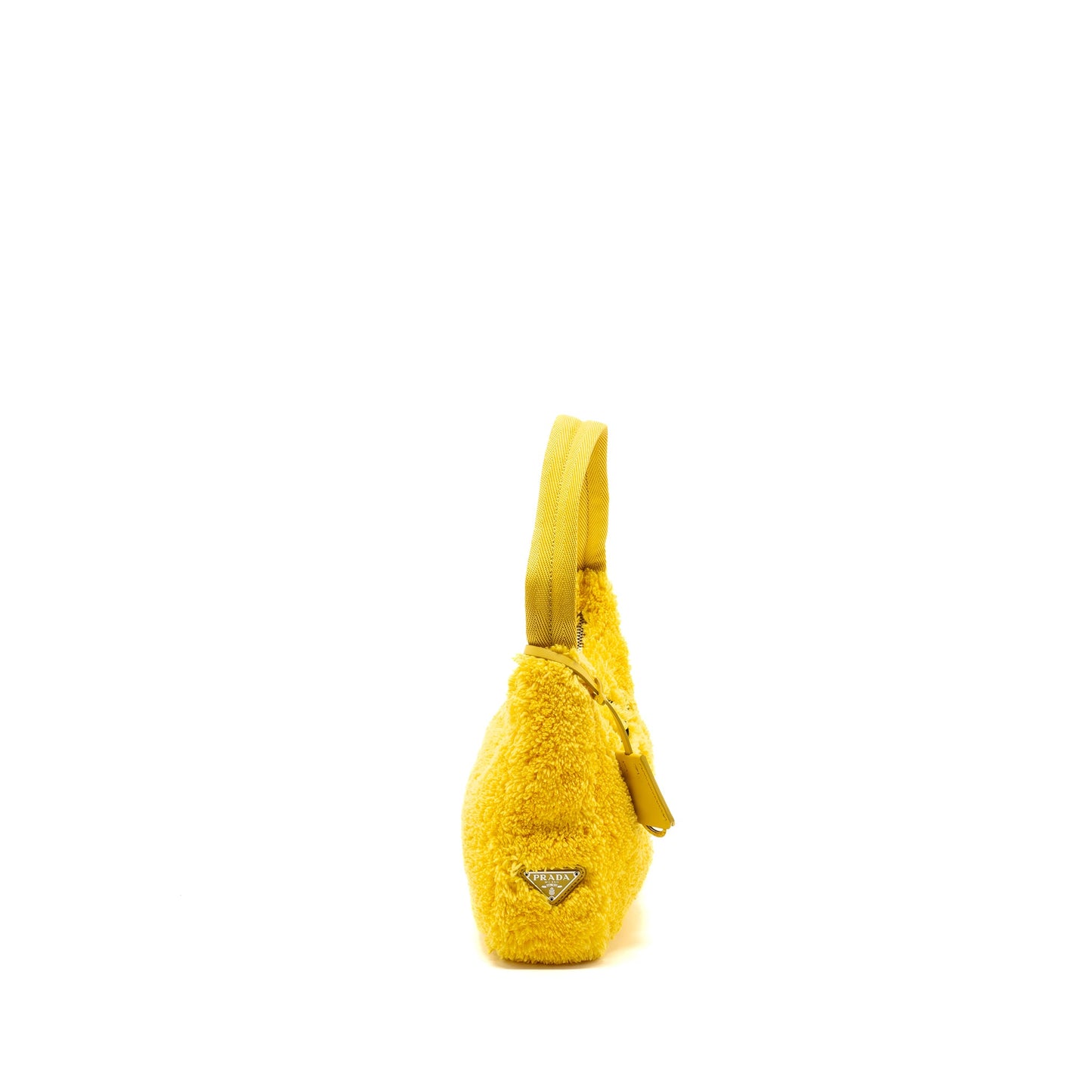 Prada re-edition 2000 terry mini bag yellow SHW