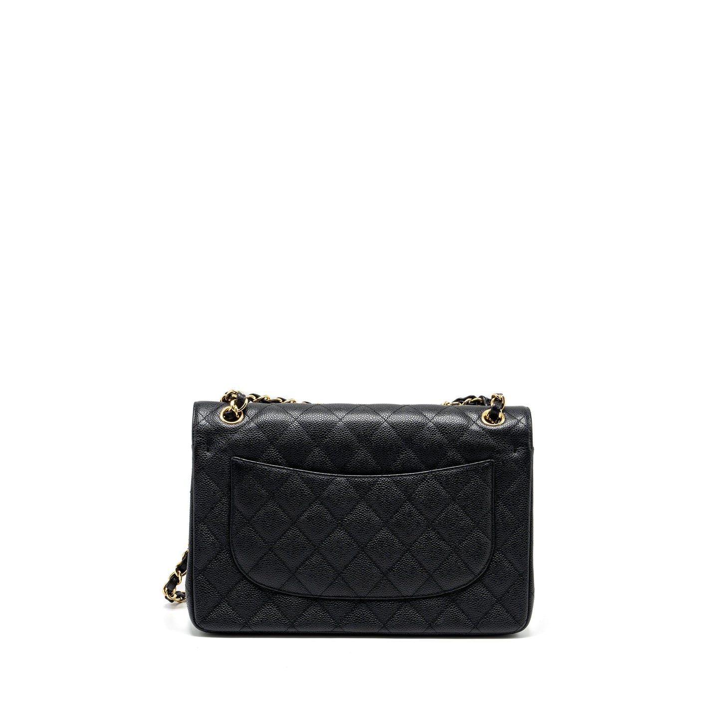 CHANEL Jumbo Classic Double Flap Bag Caviar Black GHW