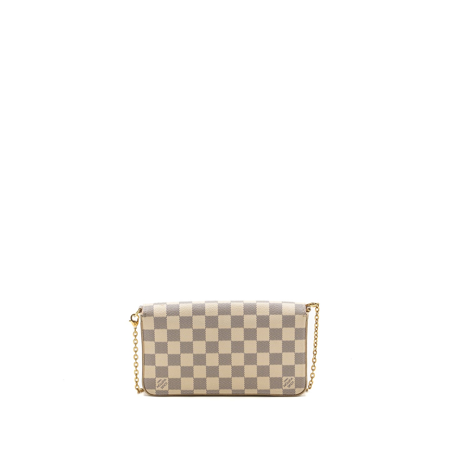 Louis Vuitton Felicie pochette damier azur canvas GHW