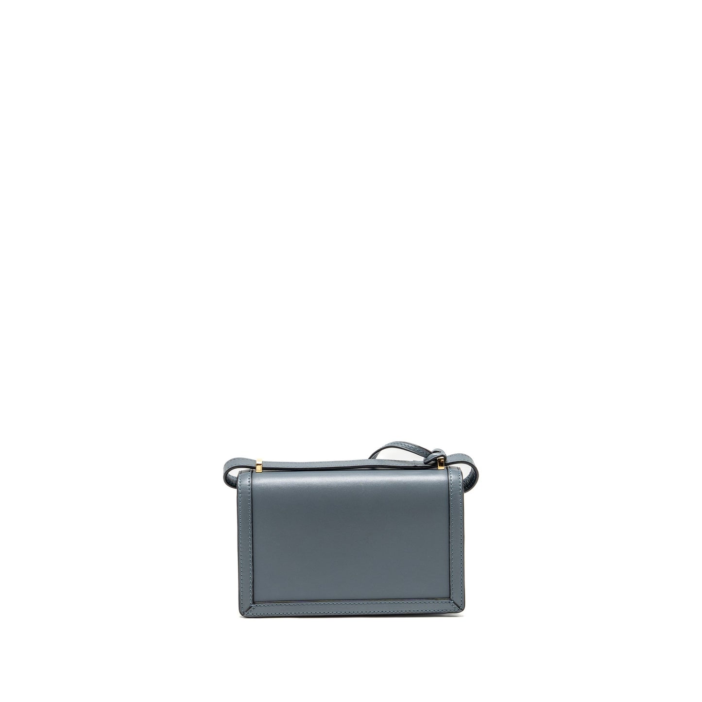 Loewe Barcelona Shoulder Bag Calfskin Blue GHW
