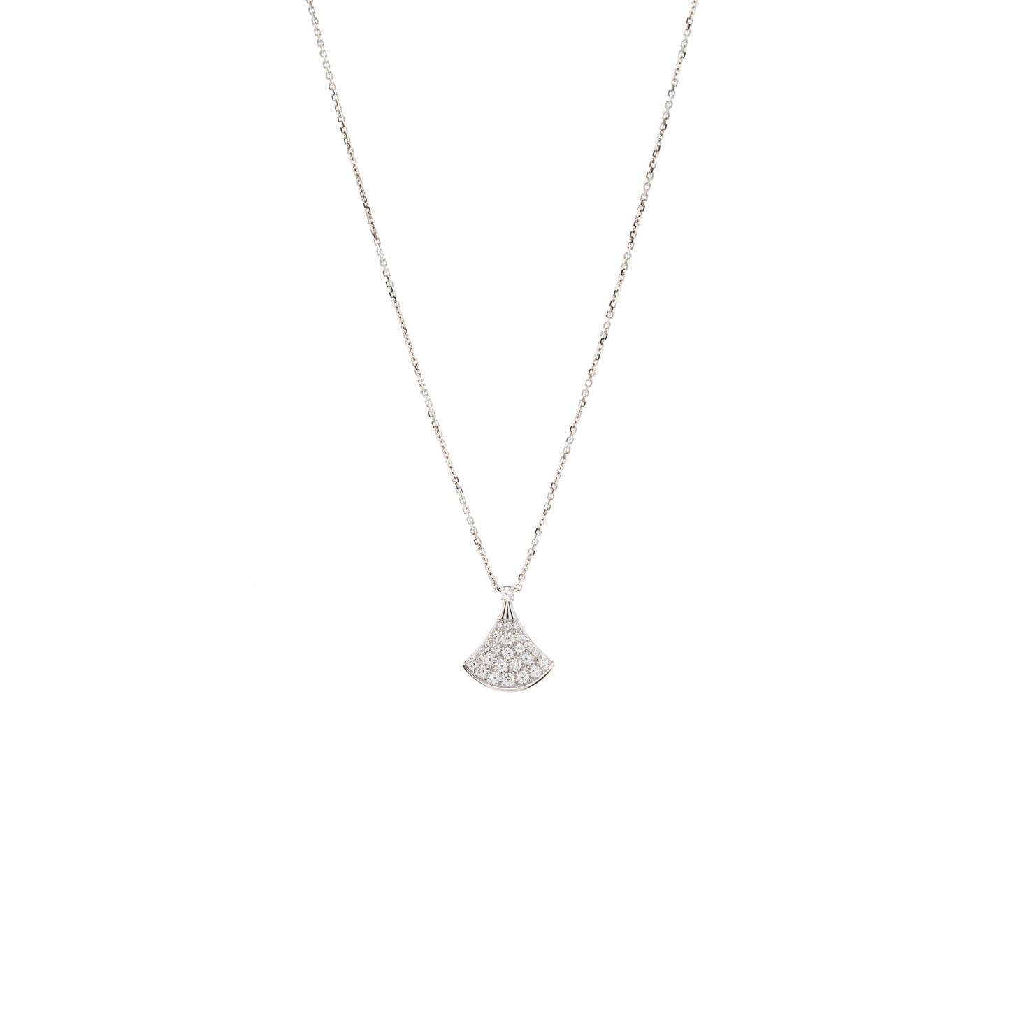 bvlgari diva’s dream necklace 18k white gold diamonds