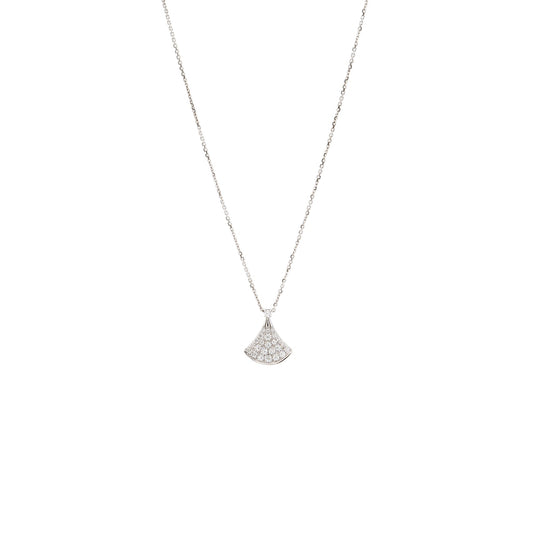 bvlgari diva’s dream necklace 18k white gold diamonds