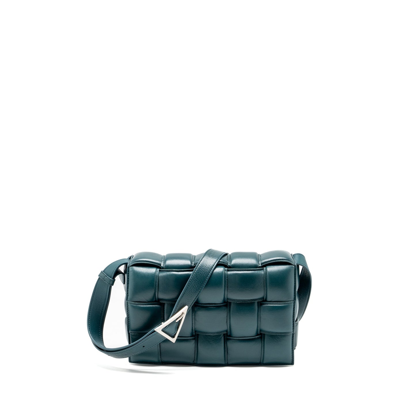 Bottega Veneta Padded Cassette Lambskin Green SHW