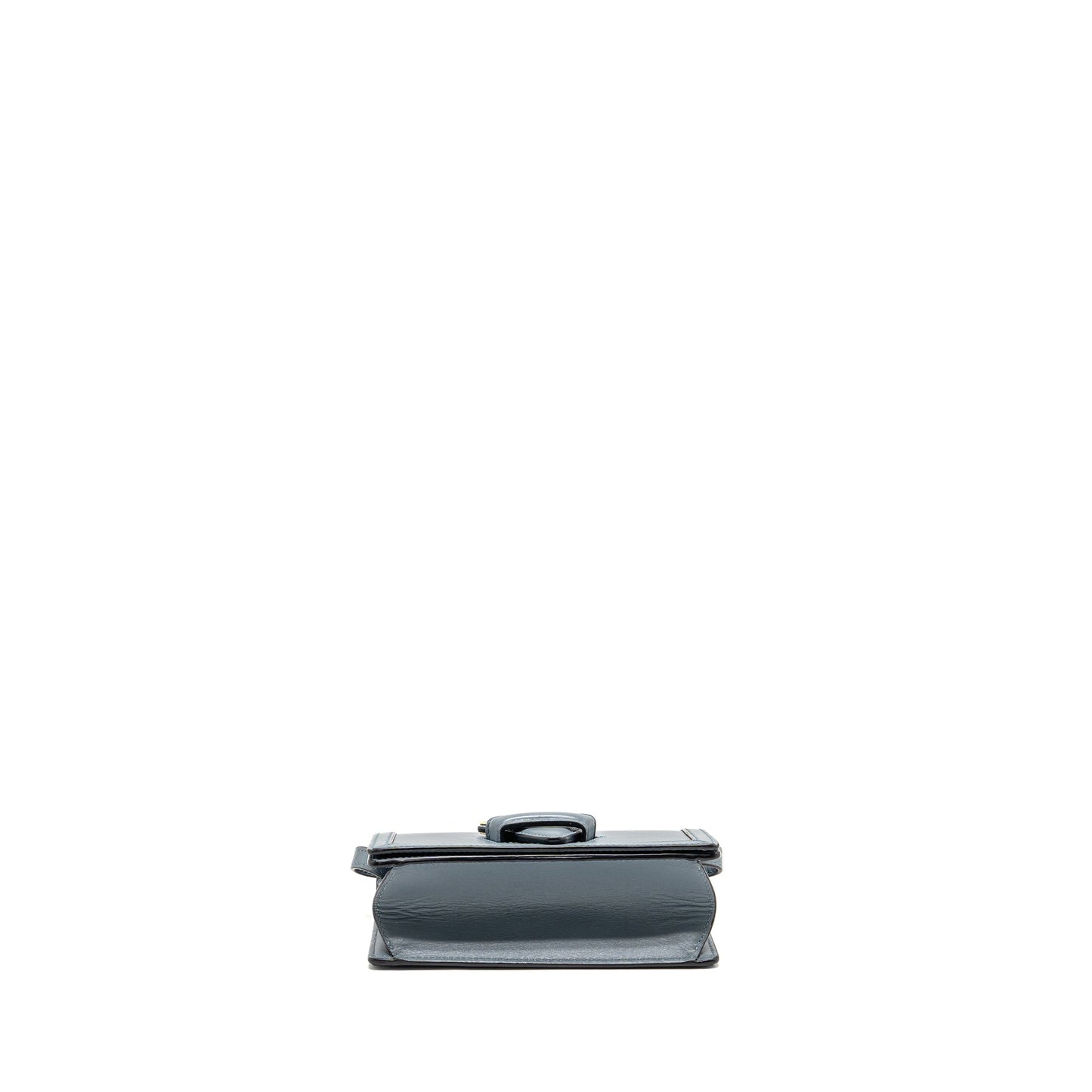 Loewe Barcelona Shoulder Bag Calfskin Blue GHW