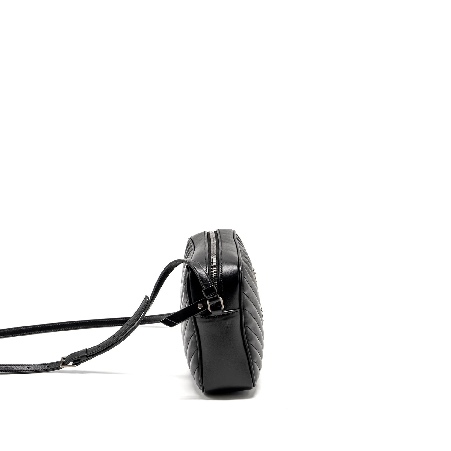 Saint Laurent Lou Camera Bag calfskin black ruthenium SHW
