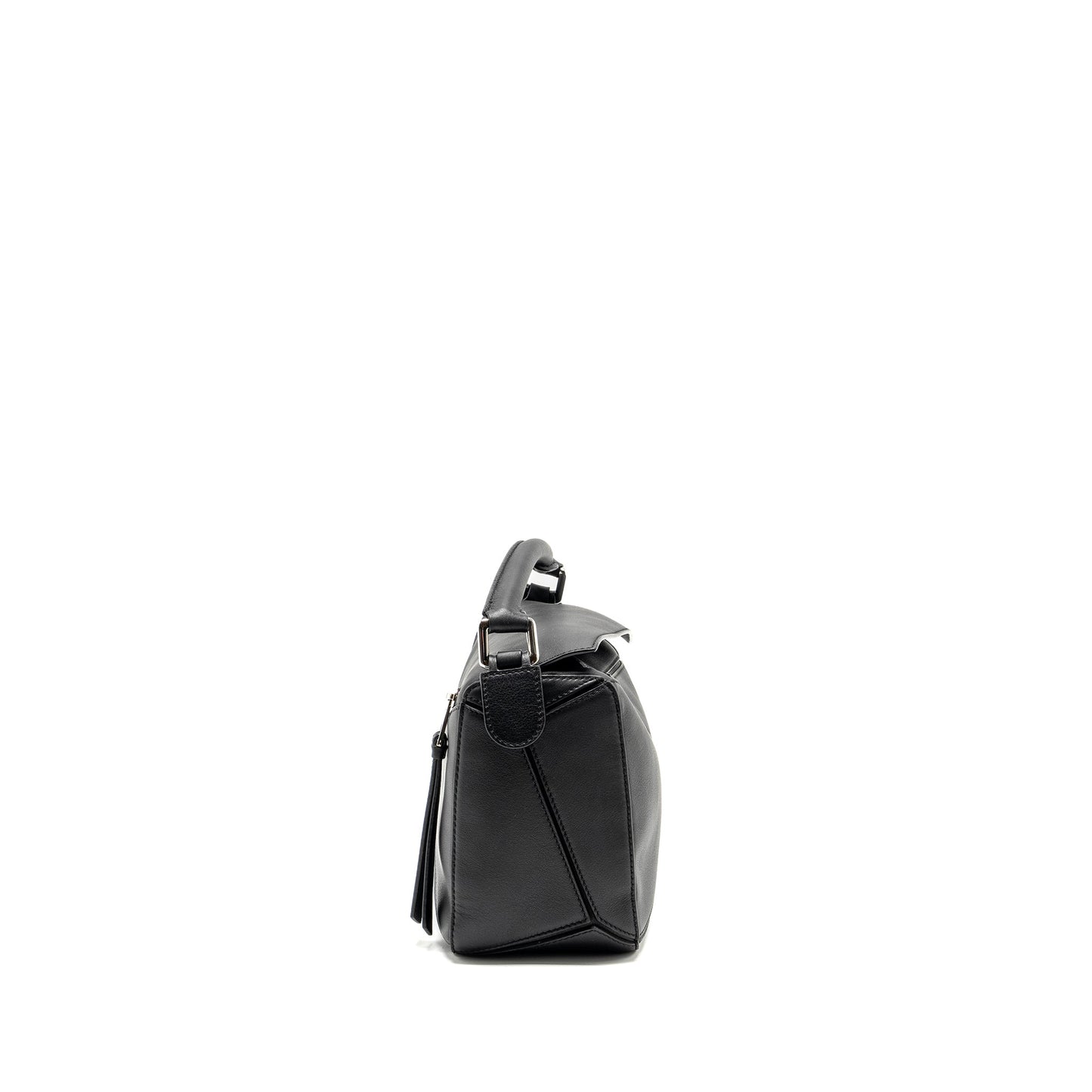 Loewe Small Puzzle Bag Calfskin Black SHW