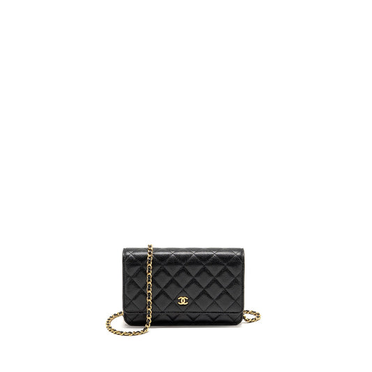 Chanel Classic Wallet on Chain Caviar Black GHW