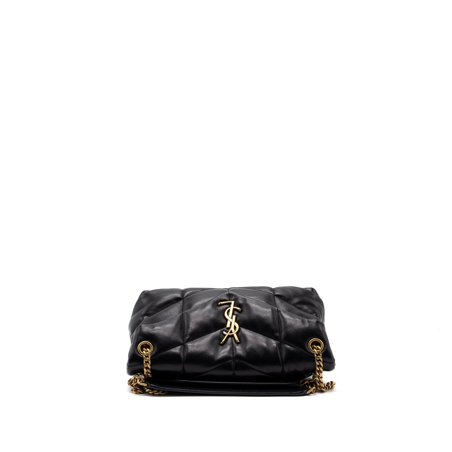 Saint Laurent/YSL Small Puffer Quilted Nappa Black GHW