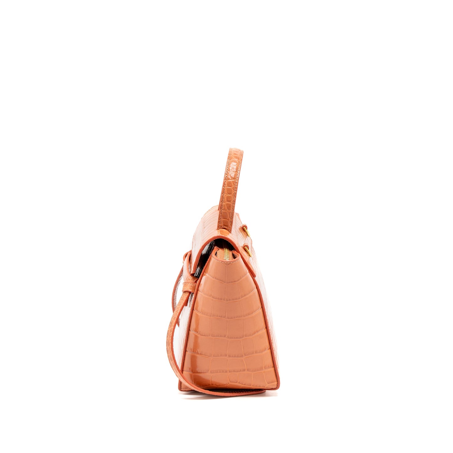 Celine Nano Belt Bag Croc Embossed Calfskin Lychee GHW