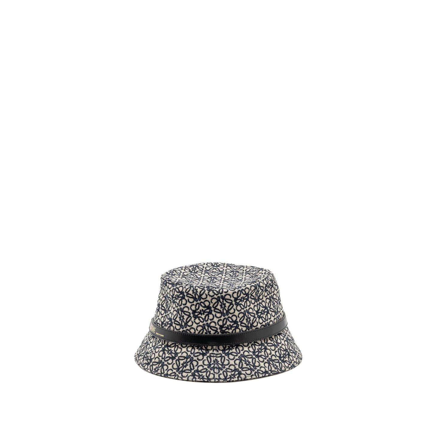 Loewe Size 57 Anagram Jacquard Bucket Hat Navy/Black
