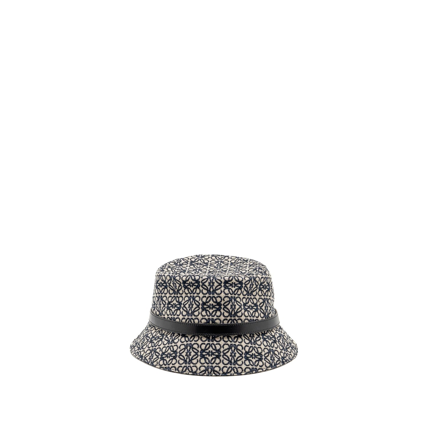 Loewe Size 57 Anagram Jacquard Bucket Hat Navy/Black