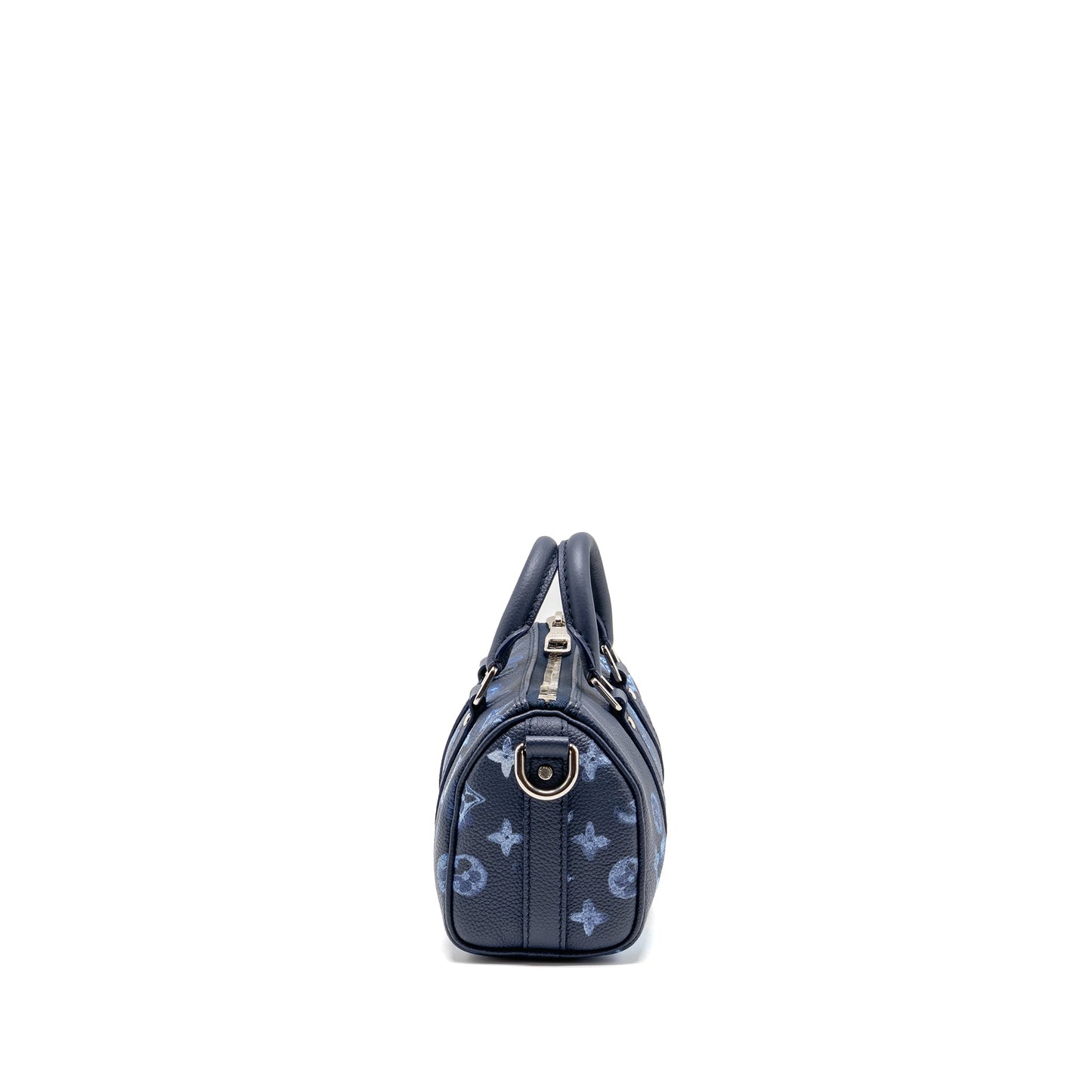 Louis Vuitton Keepall XS calfskin watercolour navy SHW