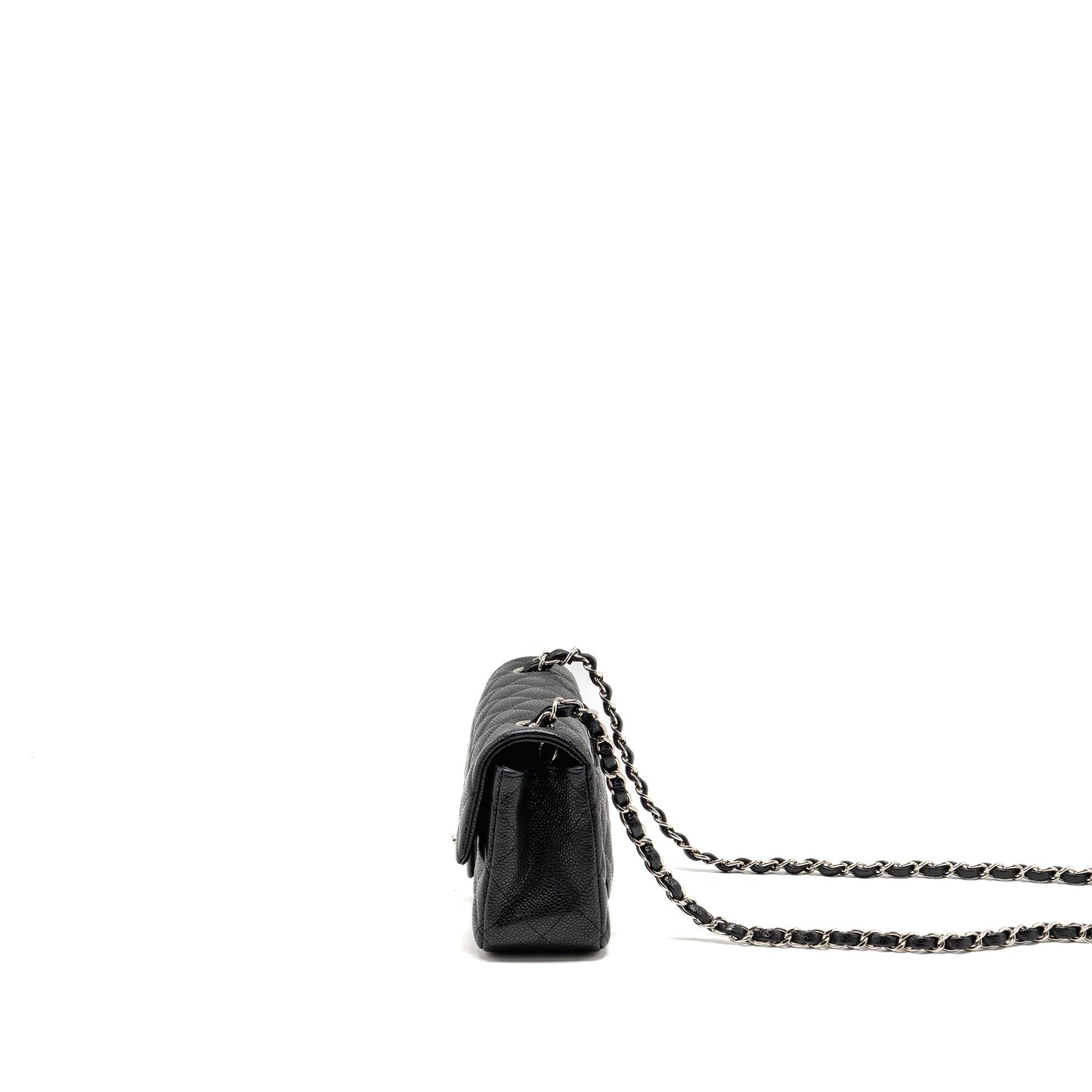 Chanel Mini Rectangular flap bag caviar black SHW