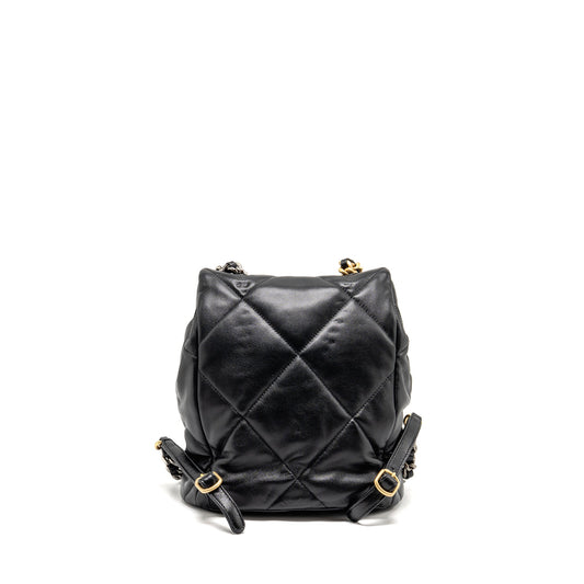 Chanel 24C 19 Backpack Lambskin Black Multicolour Hardware (Microchip)