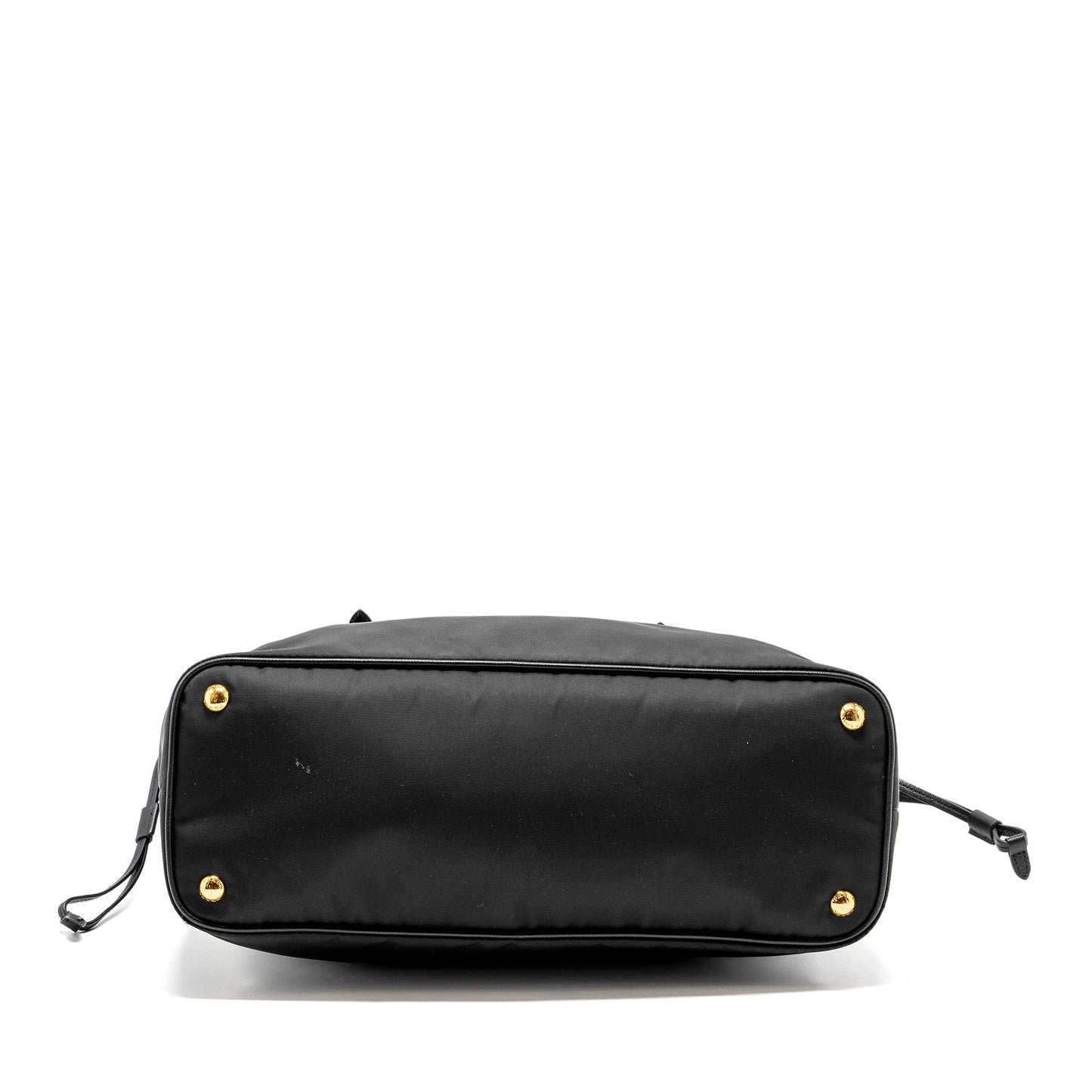Prada tote bag canvas black GHW