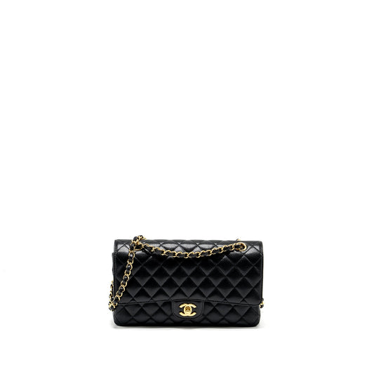 Chanel Medium Classic Double Flap Bag Caviar Black GHW