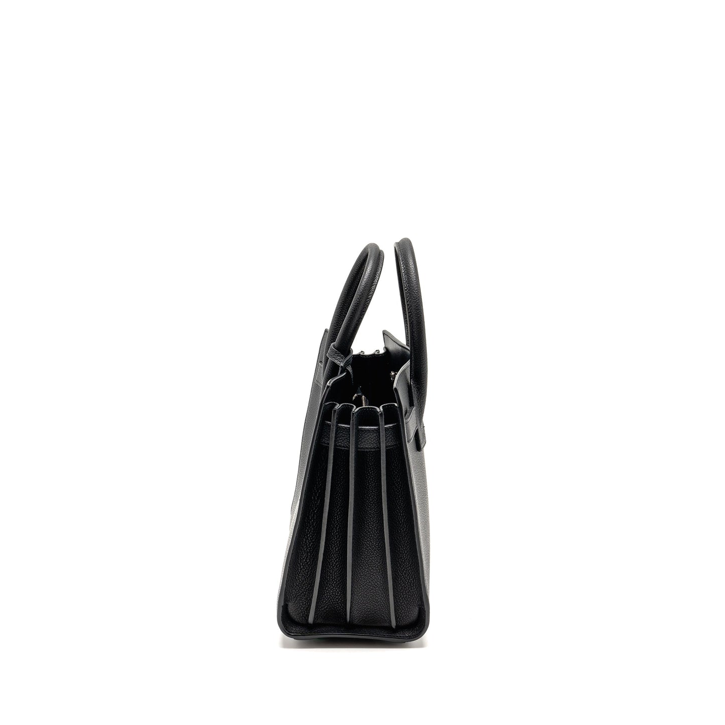 Saint Laurent Sac De Jour grained calfskin black SHW