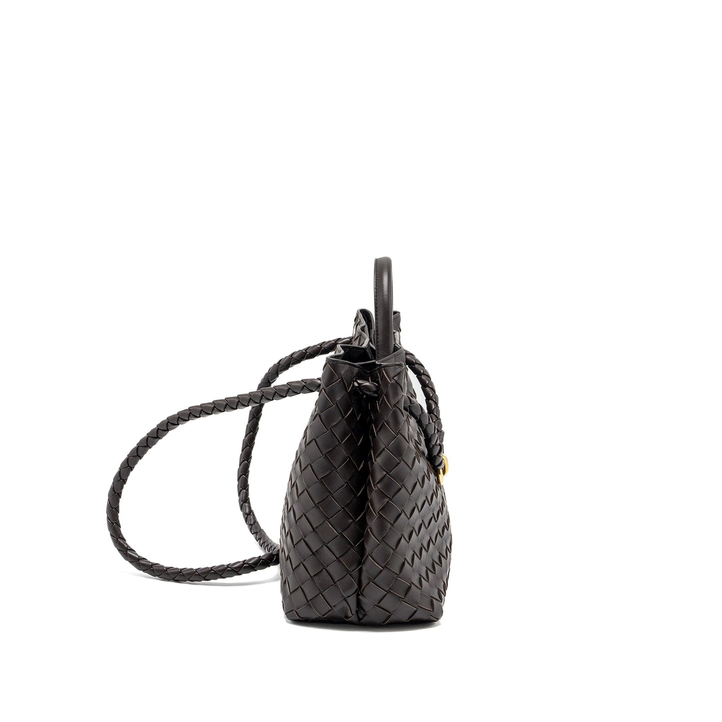 Bottega Veneta Medium Andiamo Bag Lambskin Fondant GHW
