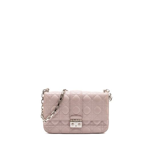 Dior Miss Dior Shoulder Bag Lambskin Light Pink SHW