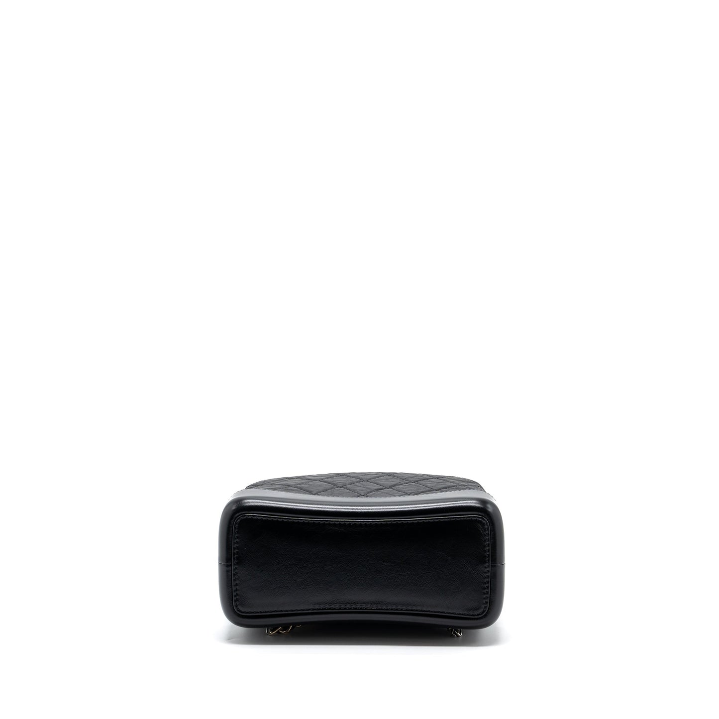 Chanel Small Gabrielle Backpack Aged Calfskin Black Multicolour Hardware