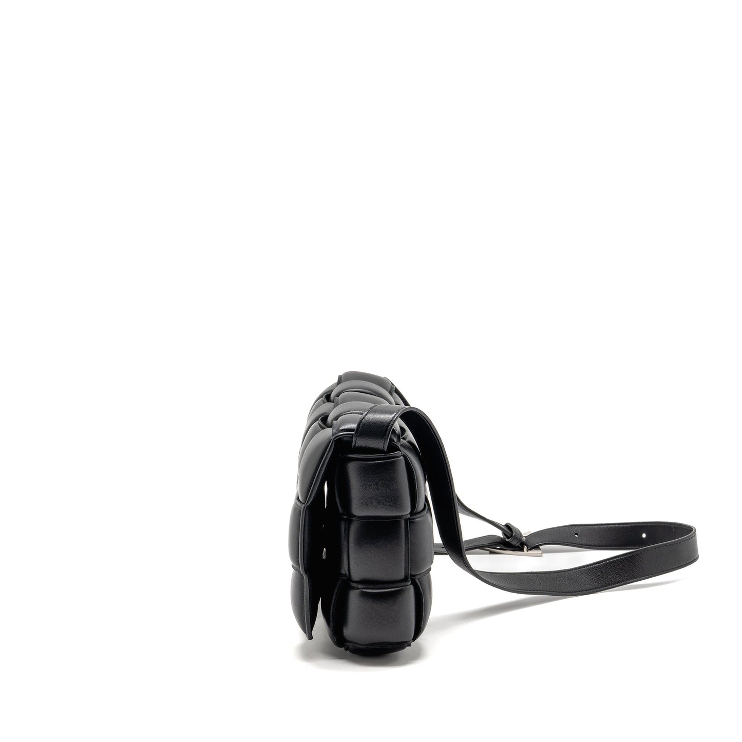 Bottega Veneta Padded Cassette Lambskin Black SHW