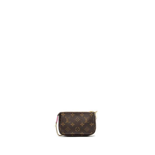 Louis Vuitton Mini Pochette Holiday limited print monogram canvas GHW