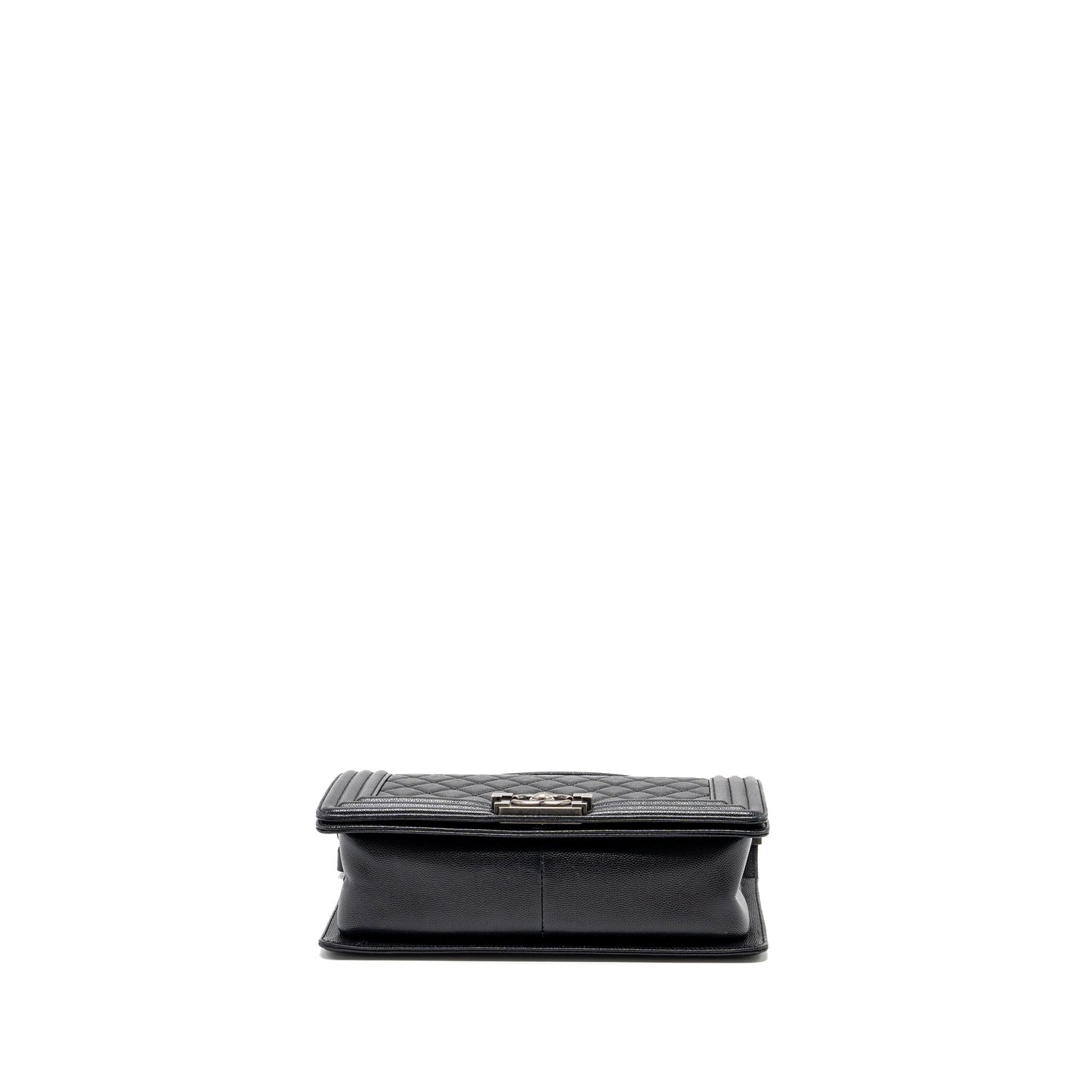 Chanel Medium Boy Bag Caviar Black Ruthenium Hardware