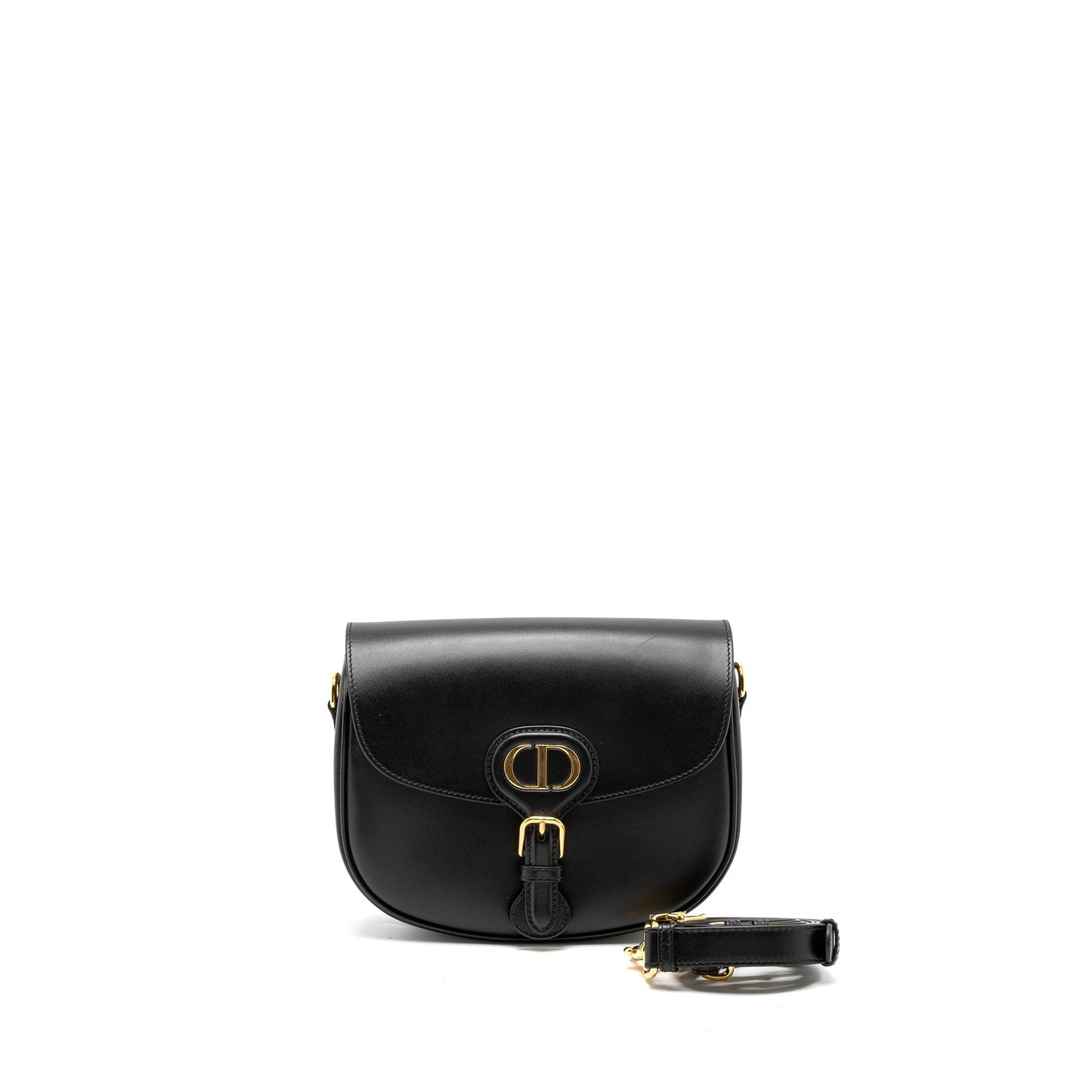 Luxury Dior Medium Luxury Dior Bobby Bag Calfskin Black GHW