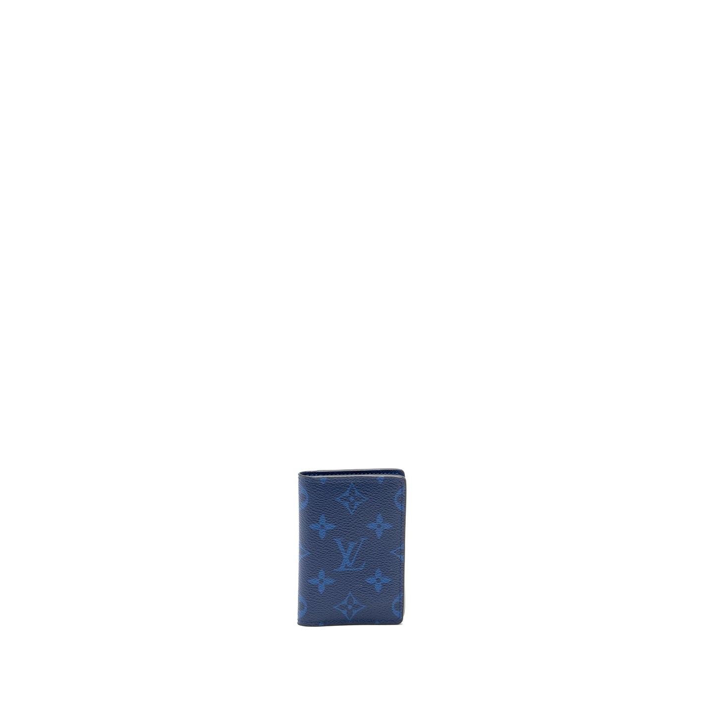 Louis Vuitton Pocket Organiser Blue Monogram Canvas