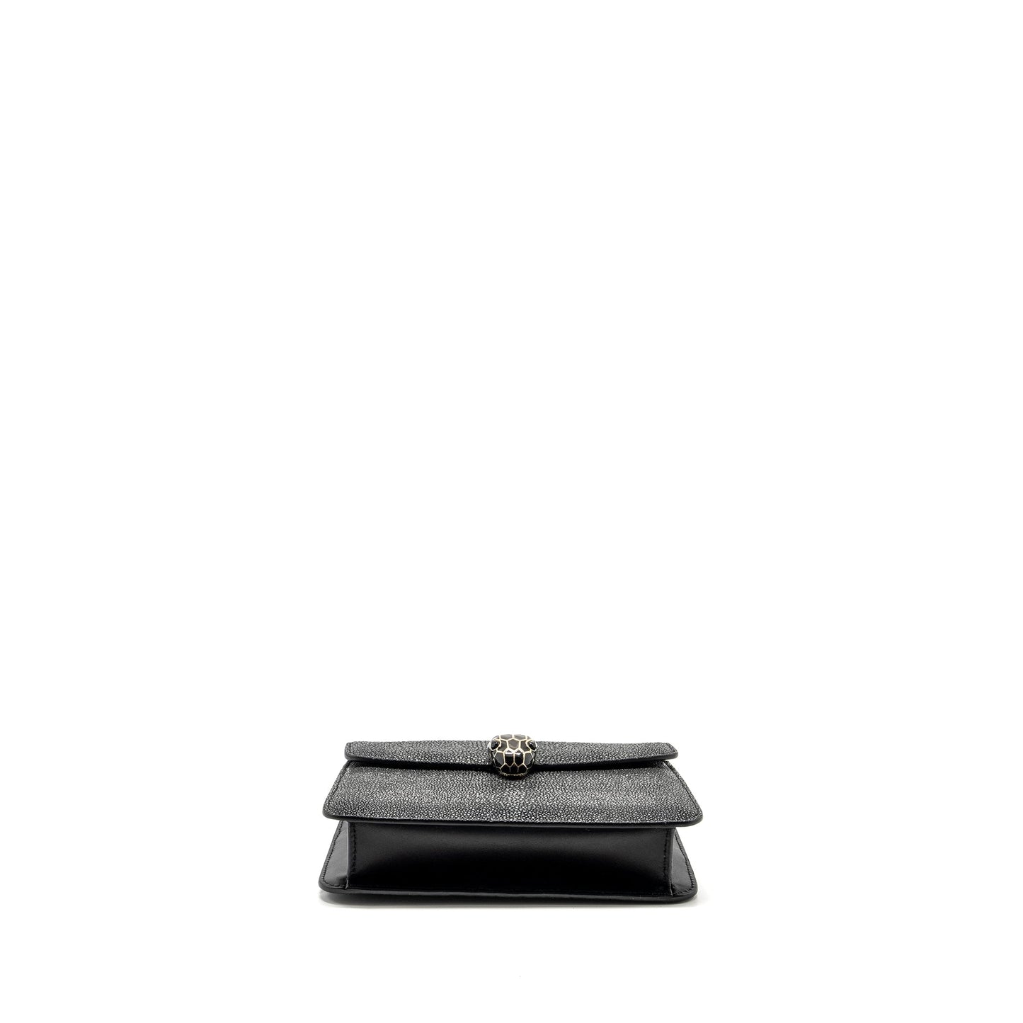 Bvlgari Serpenti Forever Bag galuchat black/ grey LGHW