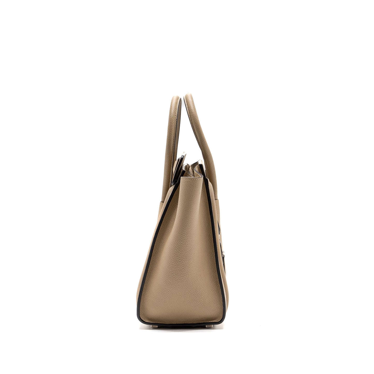 Celine micro luggage bag calfskin dune SHW