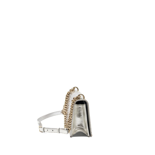 Luxury Dior Luxury Diorama Bag Goatskin Metallic Silver LGHW