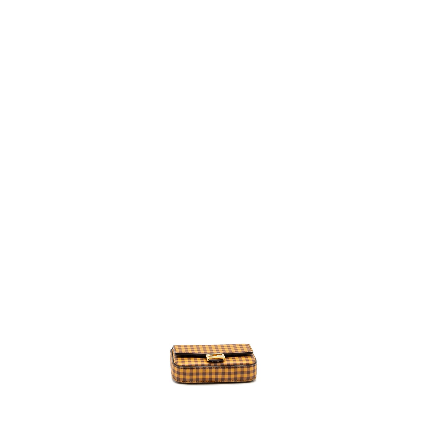 Fendi nano baguette bag charm leather yellow/multicolour GHW