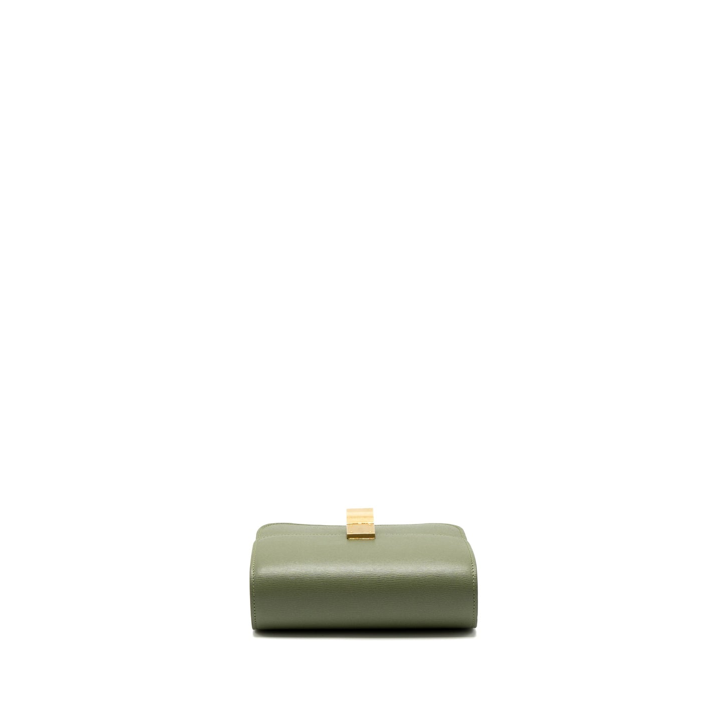 Celine Teen box Bag Calfskin Light Khaki GHW