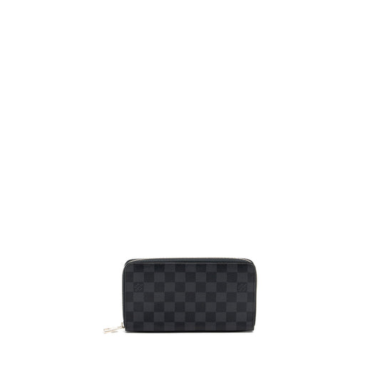 Louis Vuitton Zippy Organiser Damier Graphite Canvas Black SHW