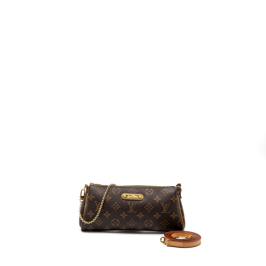 Louis Vuitton Eva Pochette Bag Monogram Canvas GHW