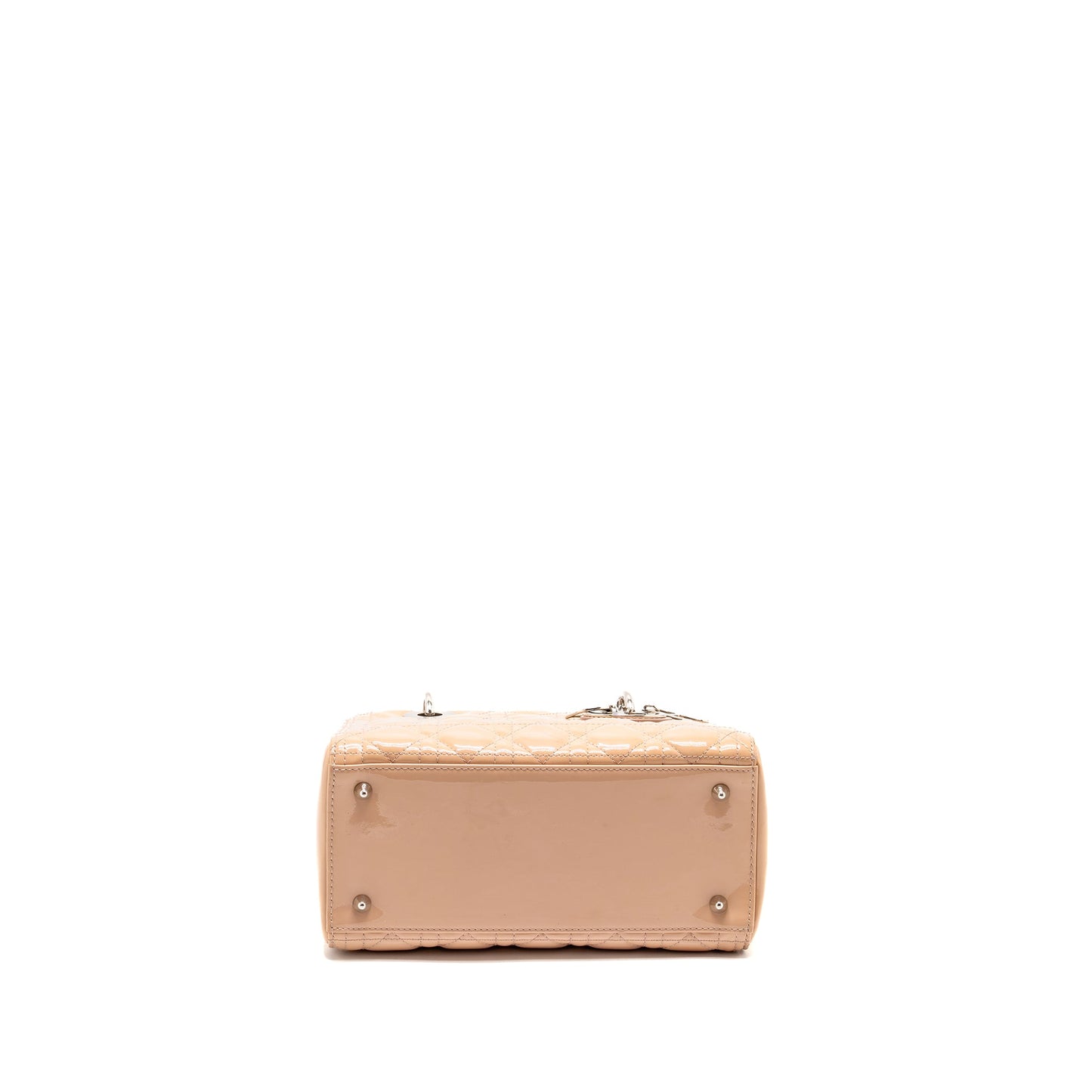 Dior Medium Lady Dior Patent Light Pink SHW