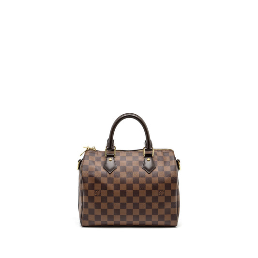 Louis Vuitton speedy bandouliere 25 damier ebene GHW