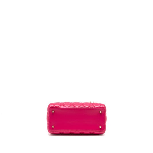 Dior Medium Lady Dior Lambskin Pink LGHW