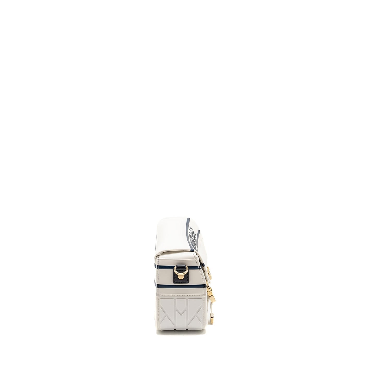 Luxury Dior Small Luxury Diorcamp Bag Calfskin White LGHW