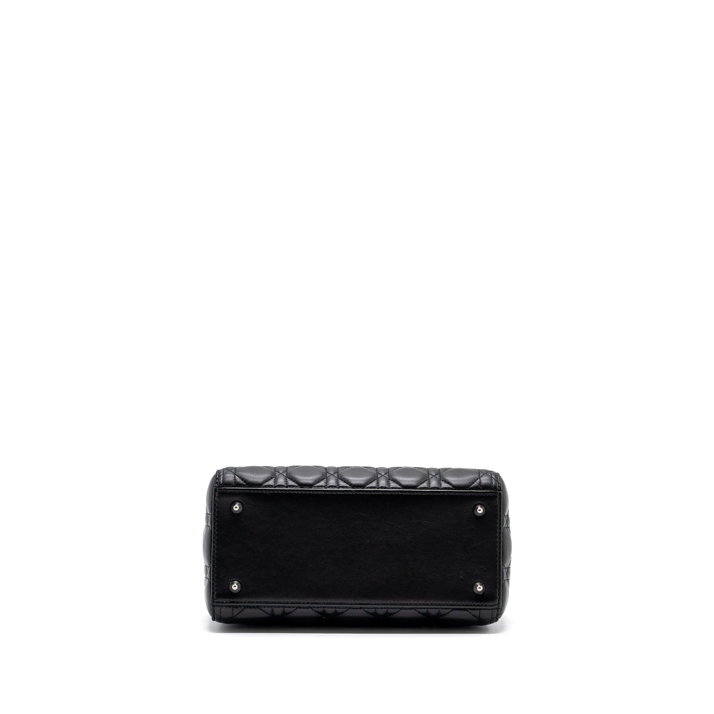 Dior medium lady dior lambskin Black SHW