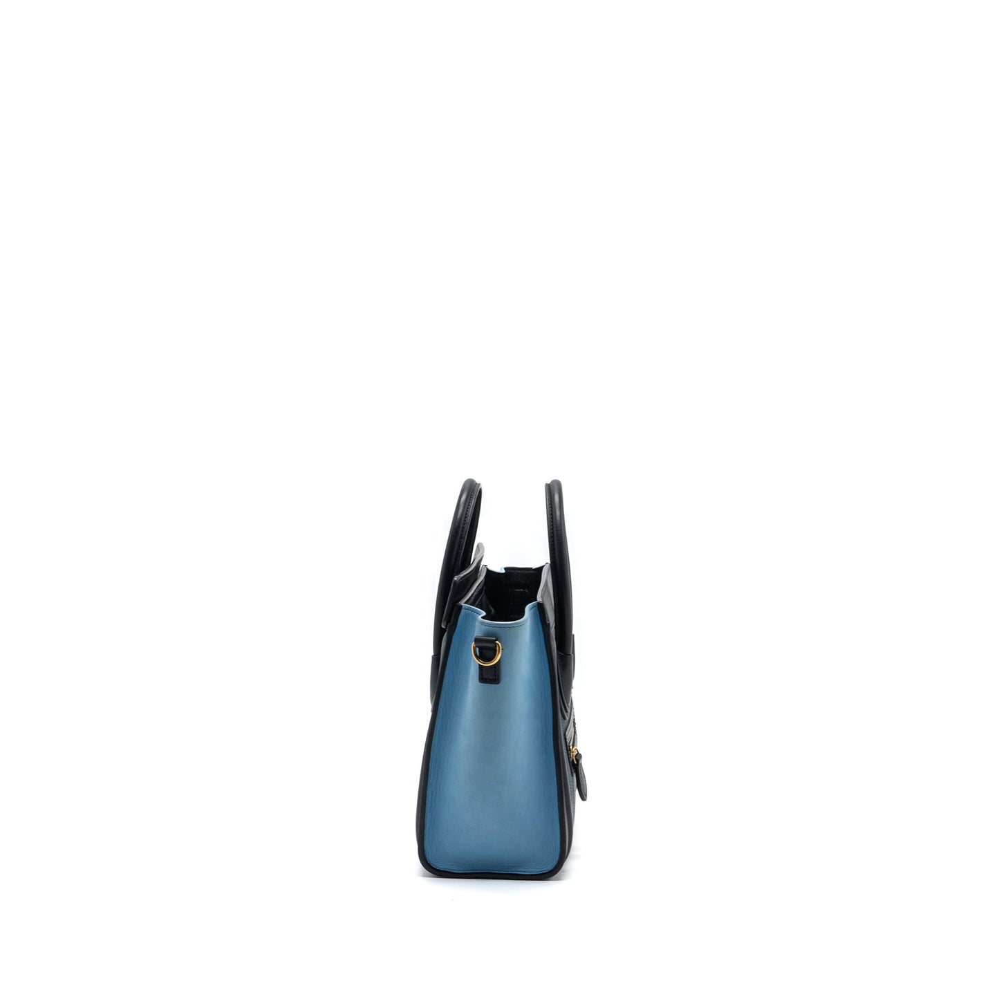 Celine Nano Luggage Bag Multi Colour blue/dark blue/black GHW