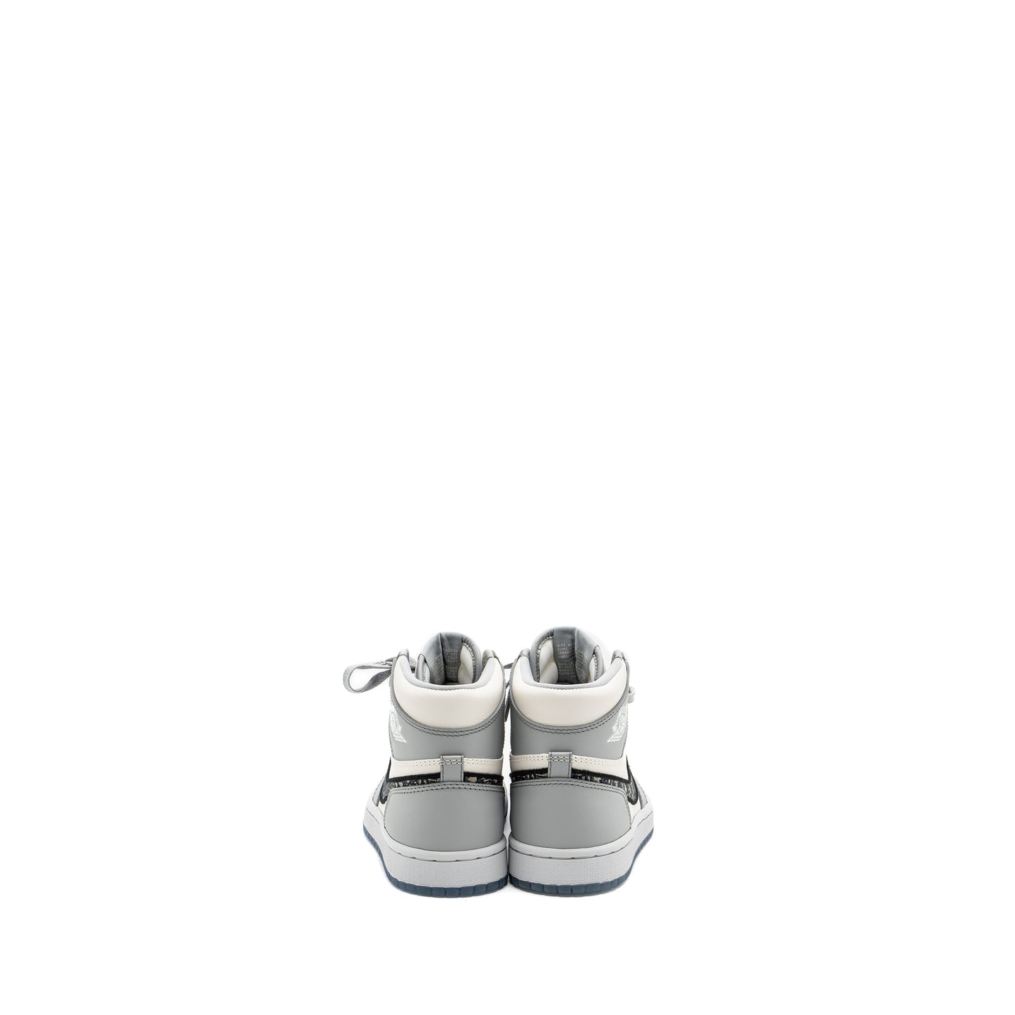 Dior x Air Jordan 1 Retro Size US 3.5 High Sneakers Grey/White